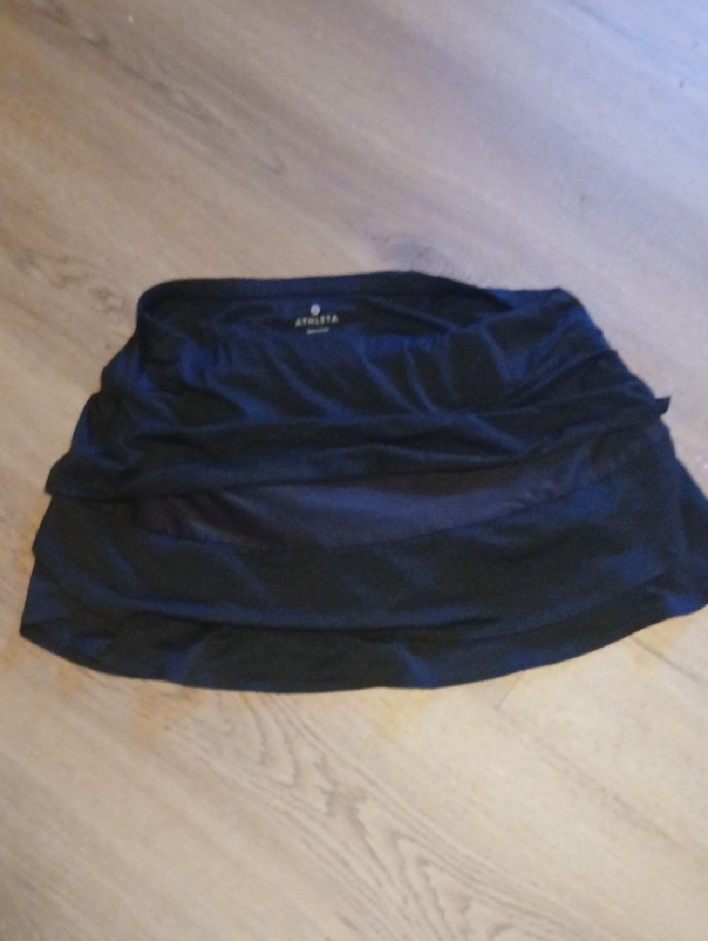 Athleta Black Layered Workout Skirt